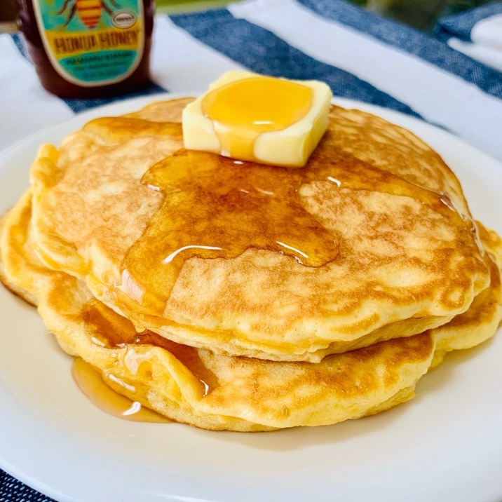 Hmでふっくらフワフワ ホットケーキ レシピ 作り方 By よっしぃ 楽天レシピ Hmでふっくらフワフワ ホットケーキ レシピ 作り方 By よっしぃ 楽天レシピ